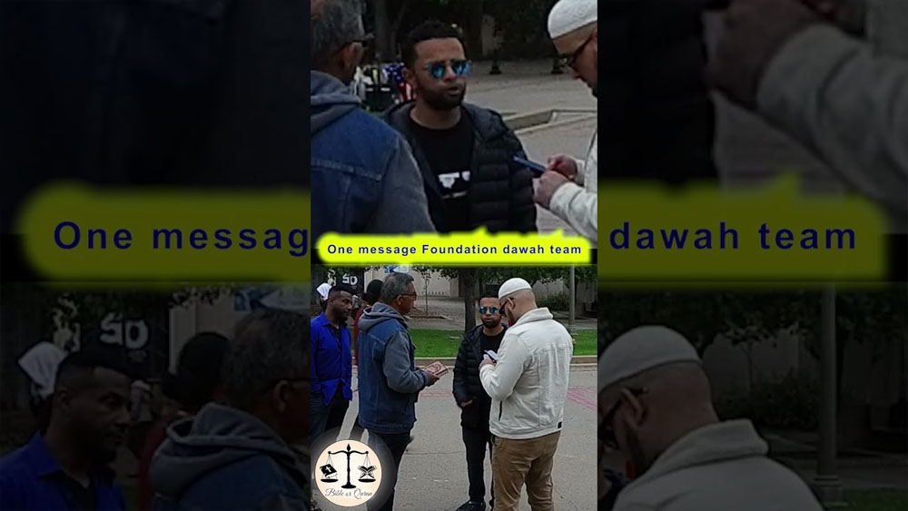  One Message Foundation Dawah Team did not answer questions #shorts